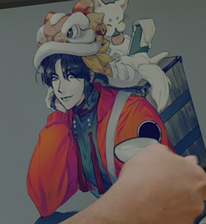 웹툰전공의 졸업작품을<br/>소개해드립니다.